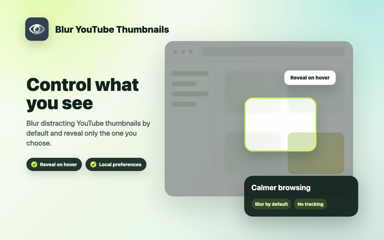 Blur YouTube Thumbnails screenshot