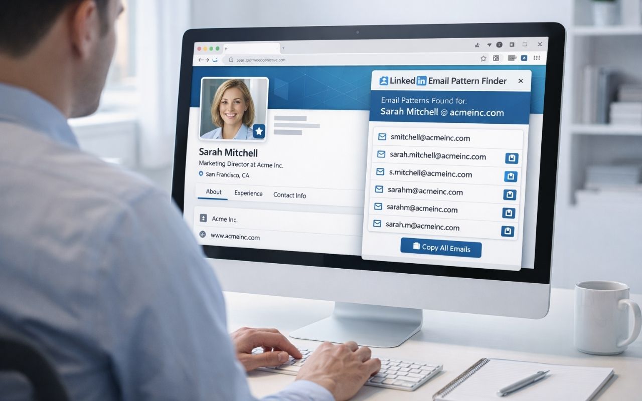 LinkedIn Email Pattern Finder screenshot 4