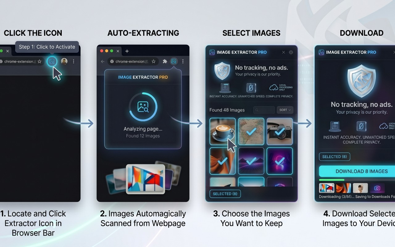 Image Downloader – Save All Images & Screenshot screenshot 2