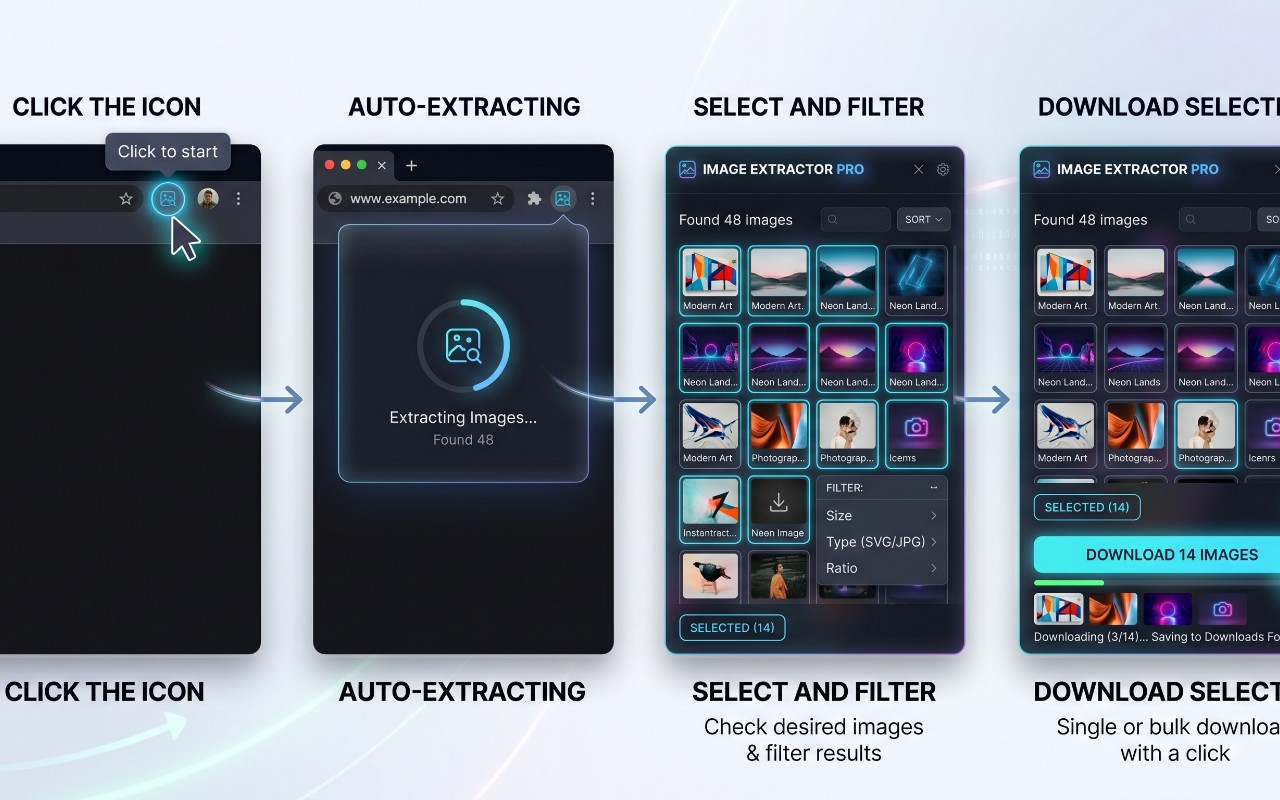 Image Downloader – Save All Images & Screenshot screenshot 3
