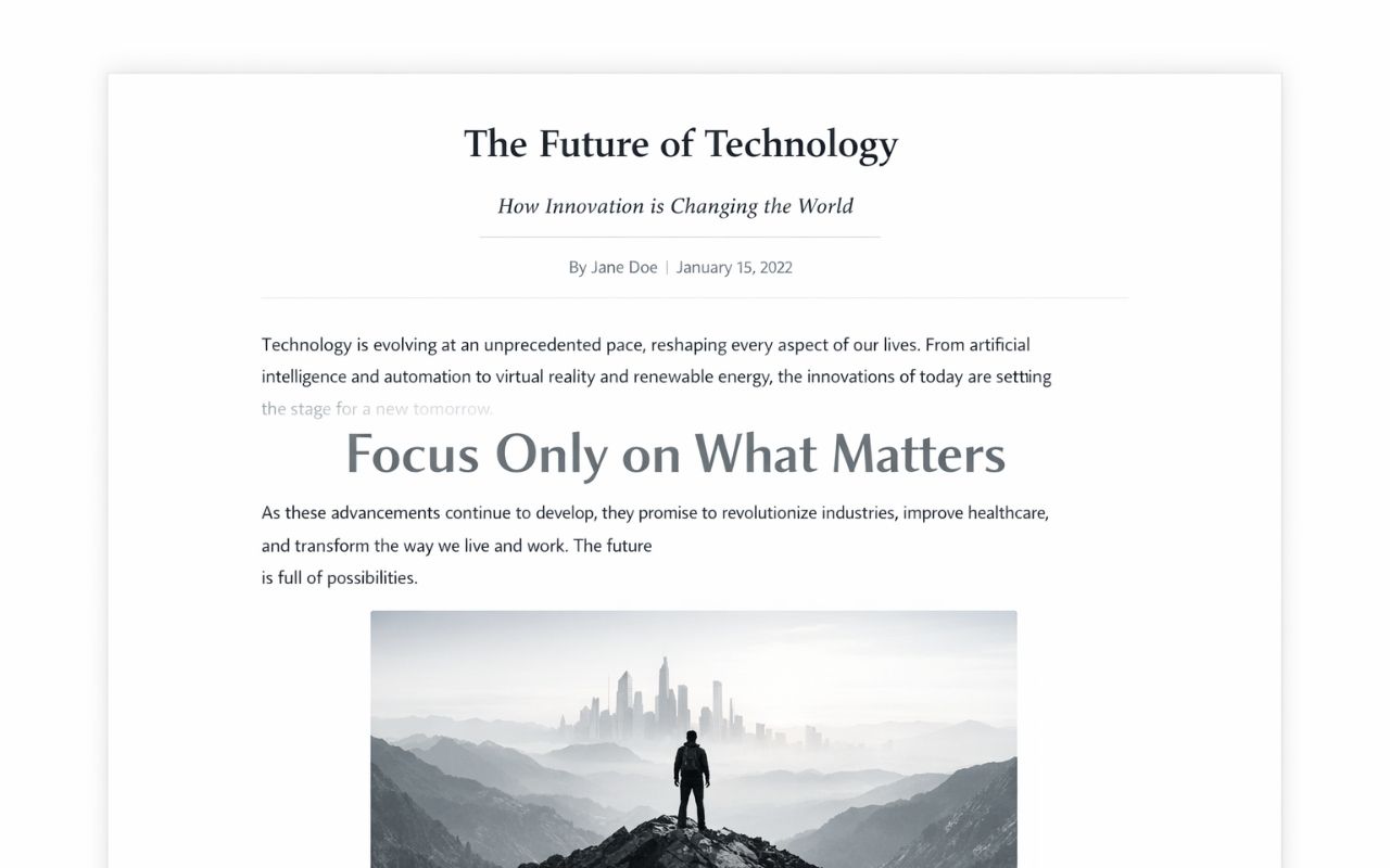 Universal Reading Mode screenshot 5