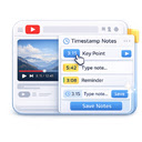 YouTube Timestamp Notes icon
